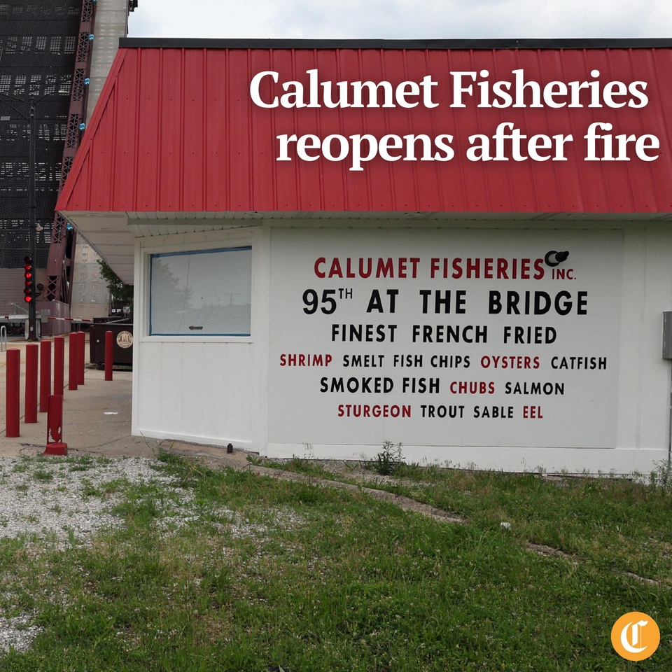 Calumet Fisheries reopened this weekend.

The historic James Beard Award-winning seafood restaurant on the South Side of Chicago closed temporarily after a fire on Nov. 21.

“We had an electrical fire,” said Mark Kotlick, president of the family-owned takeout business in the South Deering neighborhood, perhaps best known for its smoked fish and fried shrimp. The fire broke out around 1 p.m., but no one was injured. “We had a mass response from the fire department, about a block away from us, with 10 firetrucks, 40 or 50 firemen, and they were able to save the structure, but pretty much the entire interior and all the equipment was destroyed.”

The smokehouse itself, however, was not touched.

“It’s kind of funny when you put a fire into a building and it stays OK,” Kotlick said. “But yeah, that little structure’s been with us for close to 100 years now.”

They did not expand and there’s still no seating inside.

The iconic signage was restored by artist Casey King, who also re-created the menu boards inside.

“And he did it to a tee,” Kotlick said. “You wouldn’t know the difference.”

Tap on our bio link to read more.

? Louisa Kung Liu Chu / Chicago Tribune
? Terrence Antonio James / Chicago Tribune