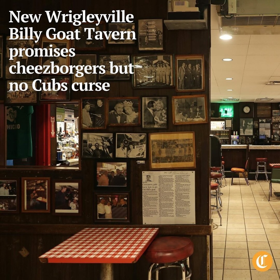 The newest location of the legendary Billy Goat Tavern is coming to Wrigleyville by the end of this month, according to co-owner Bill Sianis. The Lakeview Chamber of Commerce announced the opening in February and Block Club Chicago initially reported the updated timing.

While there isn’t a finalized date, Sianis told the Tribune that they’re doing “final touches” at the new location at 3724-26 N. Clark, northwest of Wrigley Field. The site was previously occupied by Full Shilling Public House, which closed after 20 years this past fall.

Tap on our bio link to read more.

——

Photo: The Billy Goat Tavern (@billygoatstavern) at 430 Lower Michigan Ave. on Sept. 6, 2020, in Chicago.

? Ahmed Ali Akbar / Chicago Tribune
? John J. Kim / Chicago Tribune / @johnkimpictures