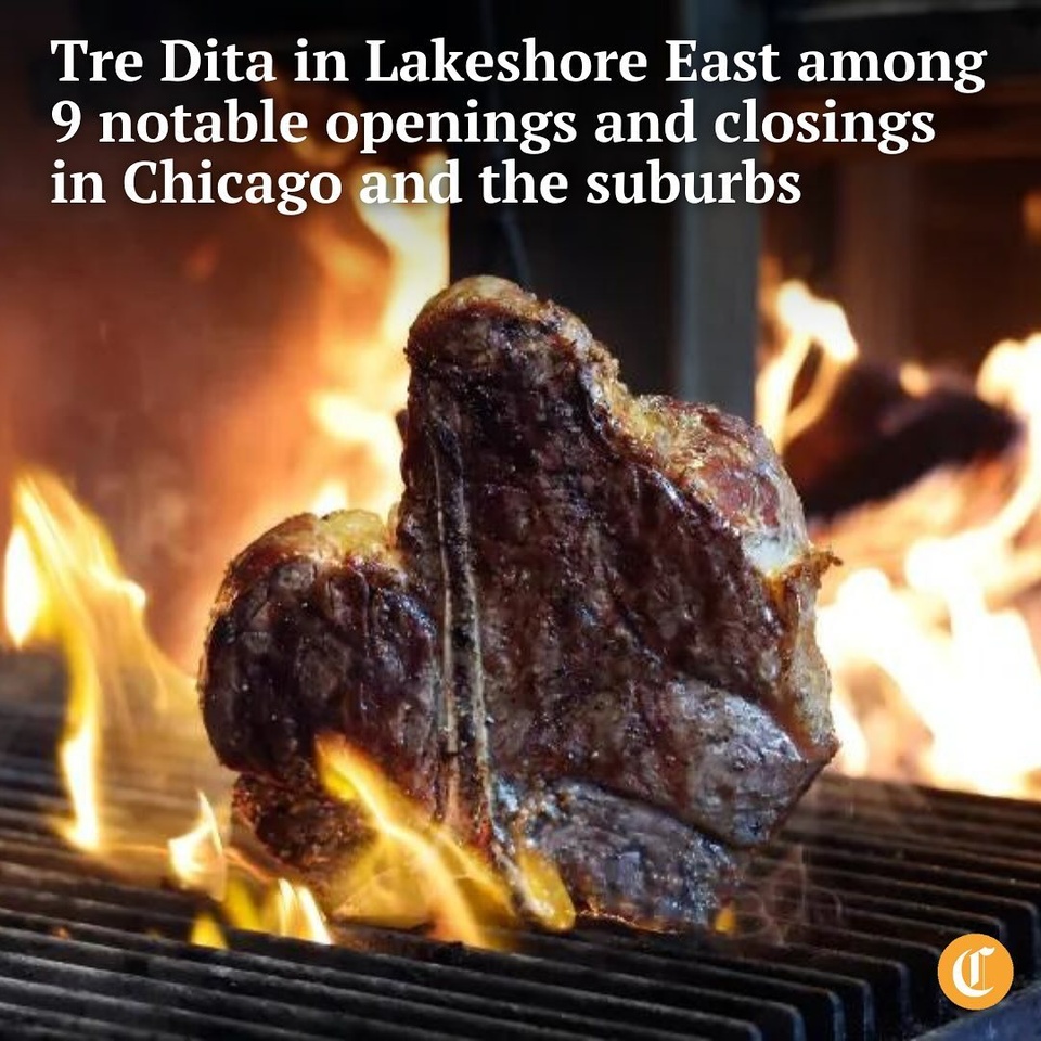 Bistecca alla fiorentina, tagliatelle al ragù bianco and schiacciata are just some of the signature dishes at Tre Dita in Chicago.

The highly anticipated restaurant opened at the luxury St. Regis Chicago hotel in the Lakeshore East neighborhood on March 16.

It’s the Italian-inspired sibling on the second floor to the Japanese-inspired Miru on the 11th floor.
“Tre Dita means three fingers and it refers to the measurement of the bistecca fiorentina,” said chef Evan Funke. “Anything under three fingers thick is considered carpaccio in the Tuscan mindset.”

Tap on our bio link to read more about Tre Data, and more new and notable restaurant openings.

——

Photo 1: The bistecca alla Fiorentina at Tre Dita (@treditarestaurant).

Photo 2: Chef Evan Funke at his restaurant on March 18, 2024. 

Photo 3: The squash blossoms dish.

Photo 4: Tre Dita’s dining room.

Photo 5: The tagliatelle al ragù bianco.

? Louisa Kung Liu Chu / Chicago Tribune
? Terrence Antonio James / Chicago Tribune