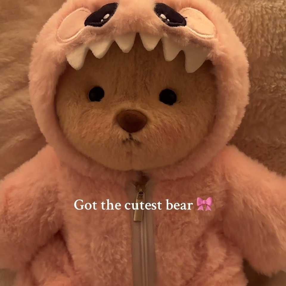 Pink dino sister!?????
#getahugco #dinosour #jointedbear#bear#girly#pink#pinkaesthetic#girlyroom #pinkdecor#gift#toy#collection