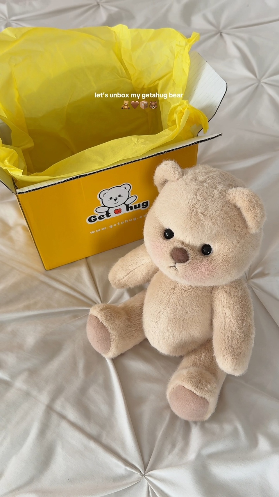 ??What does the feeling to unbox a cute little bear????
#Getahug #IamBilly #unboxing #teddybear #bearlover #unbox #plushies #asmr #satisfyingvideos #saturday #coquetteaesthetic #stuffedanimals #softtoy #cuddlytoy #toyscollection #girly #girlie #girlyroom #aesthetic #weekendvibe #kawaiiaesthetic  #kawaii #pinkaesthetic #coquette #havefun #forfun #FridayFeeling #friday