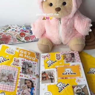 Keep best memory with me!??#journal #journalwithme #getahug #teddybear #journaling #junkjournal #fy #fyp #foryou #getahugbear