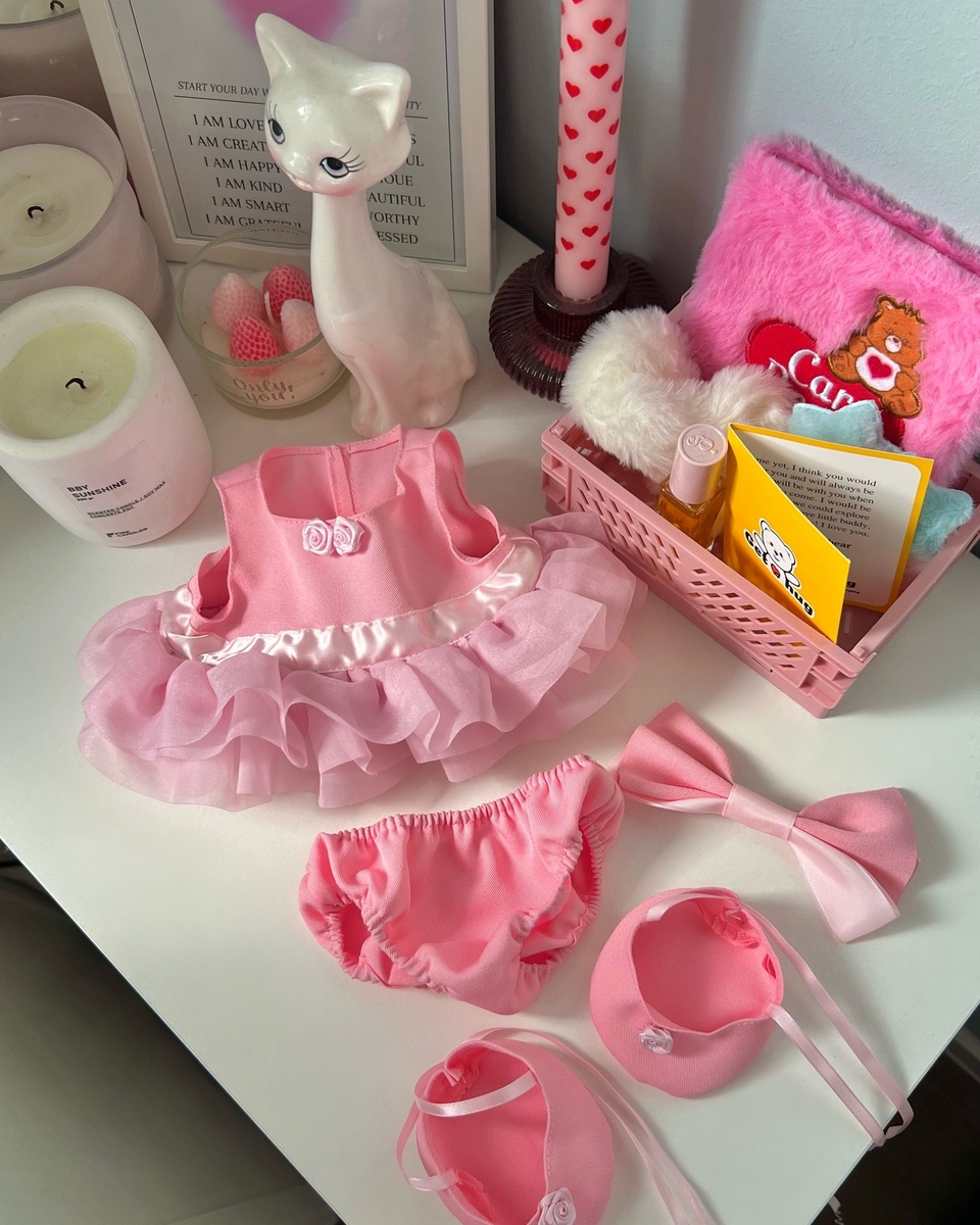 ??Pink princess!???#Getahug #teddybear #plushies #stuffedanimals #love #instadaily #girly #girlie #girlyroom #aesthetic #pinkaesthetic #coquette #cute #asmr #girlythings #coquetteaesthetic #ballet #pinkdino