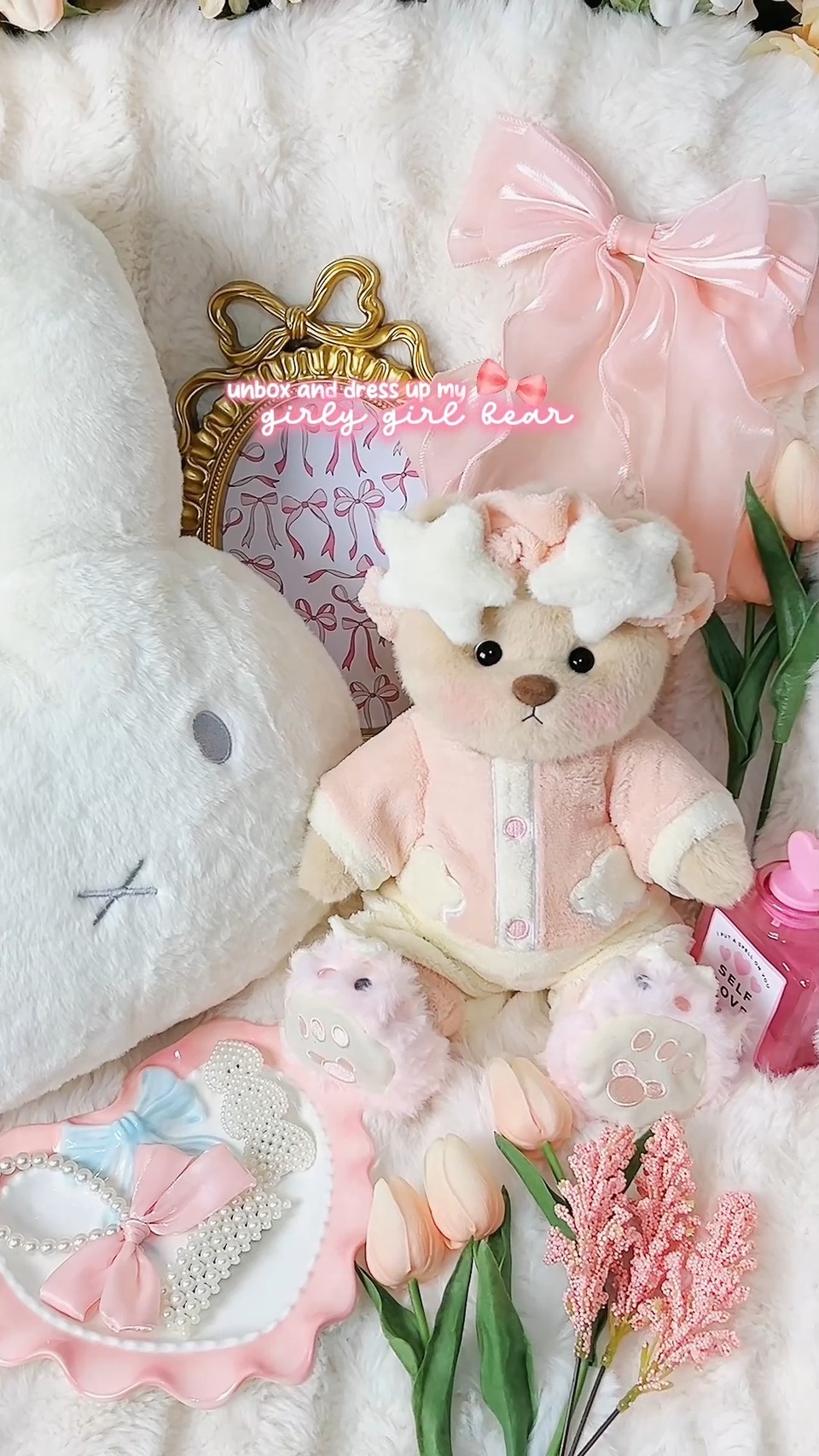 Healing your inner self ??
#getahug #teddybear #pjms #pajamas #miffylover #plushies #pink #girlyoutfit #selfcare #grwm #healingenergy
