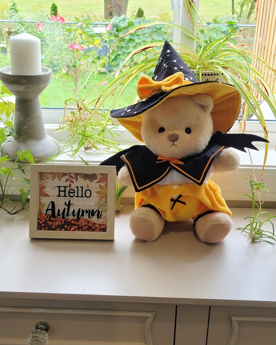 ?My favorite hat!But I couldn't find a similar pointy style in the emoji options...??
#Getahug #IamBilly #BatCape #toy #costumehat #toypics #ilovehats #toy #costumehat #toypics #brilliantbrilliant #bearlover #home #daily #autumnvibes #Halloween #decoration?