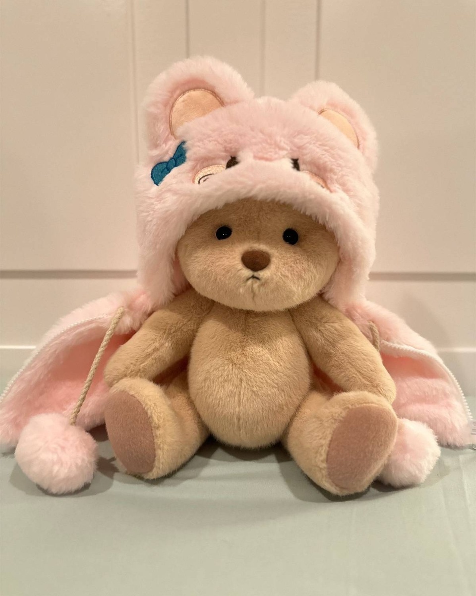 Hi guys, how does Billy's new outfit look???? #getahug #bear #FluffyBunny #collection #toy #handmade #plushies #fluffy #dailylife #daily #readyforweekend
