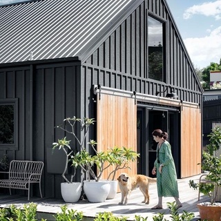 When done right, barn-style homes are a far cry from the piles of hay bales and farm animals that one might otherwise picture.⁠
⁠
High ceilings, big double doors, open-plan living spaces, hardwearing materials and exposed beams form the foundations of barn-style homes. From clever conversions to brand new builds, we've rounded up 16 of the most stunning barn homes. ⁠
⁠
Tap the link in bio to read more.⁠
⁠
Photographer: @brigidarnottphotography⁠
Stylist: @hannahbrady⁠
Words: @shmivv⁠
⁠
#barnstylehome #barndoors #pitchedroof #blackexterior