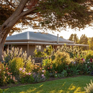 After making the decision to leave the city and go bush, Nicholas Scott set to work creating a hardy garden that would be able to withstand the harsh, central Victorian climate. ⁠
⁠
Despite the garden's eventual success, a period of trial-and-error initially ensued, "[I] just hadn't realised just how freezing cold the winters are out here; I was trying to fight nature," he says.⁠
⁠
It wasn't until a light-bulb moment that Nicholas' plan for the garden finally fell into place. Tap the link in our profile to take a tour.⁠
⁠
Photography: @simongriffiths