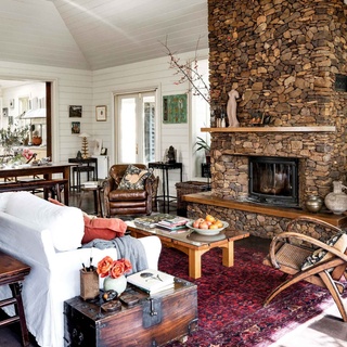 Before Eric Savage and Clive West purchased this historic cottage in Berrima in 2001, it seemed destined for demolition. ⁠
⁠
"Since we restored it," says Eric, "it has been heritage listed by the local council, winning a heritage award for the restoration."⁠
⁠
Tap the link in our bio to explore the home which is surrounded by a cultivated garden filled with roses, fruit trees and vegetables. ⁠
⁠
Photography: @mtwee1⁠
Styling: @johnmangila⁠
⁠
#livingroom #fireplace #restoration⁠
⁠

