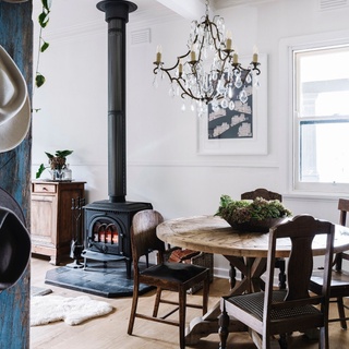 Making the decision to restore, rather than rebuild, was an easy one for the owners of this 1950s farmhouse, who were drawn to the opportunity to combine old and new.⁠
⁠
Saying goodbye to vinyl floors and a yellow and green kitchen, turning dark into light, and opening up spaces has allowed the pair to create their ideal family home - and accommodation - which is full of their personalities as well as markers of the past.⁠
⁠
Step inside via the link in bio.⁠
⁠
Photography: @marniehawson⁠
Words: @hannahjameswords⁠
Location: @dunmore_farm⁠
⁠
#farmhouse #renovation #fireplace #countrydiningroom #homerestoration