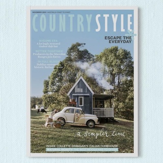 The November issue of Country Style is on sale today!⁠
⁠
Built entirely from salvaged and vintage materials, the Gold Coast holiday retreat of Wee Tiny looks as charming as the Morris Minor 1000 parked outside. Fiona Gunn and Clancy Palmer @palmerandgunn show us round – and let us inside the timber slab hut on the property, which they painstakingly restored and is now their home.⁠
⁠
Meet the couple behind Macedon Ranges Produce @macedonrangesproduce , who have teamed up with local growers and producers during lockdowns to deliver their products – and keep their businesses alive.⁠
⁠
A 1904 miner’s cottage in Thirroul, NSW, was a renovation challenge for its owners – but it was a challenge they aced. We admire the results @florahouse_thirroul⁠
⁠
How to squeeze a stylish and functional bathroom and laundry into a Tasmanian beach shack that was originally only one step up from camping? Di Loone from @ecoco.com.au did just that.⁠
⁠
Sneak a peek into Casa Olivetta, @collettedinnigan ‘s rustic Italian getaway, in an exclusive extract from @melissa_penfold ‘s new book.⁠
⁠
Lose yourself in the floral fantasia of @rainham_flowers, where former musicians have created a grand garden with dahlias for days.⁠
⁠
Escape to Noosa @visitnoosa, the cosmopolitan seaside wonderland that’s truly paradise found.⁠
⁠
Photography Morgan Kelly @casa_morgan⁠
⁠
Subscribe now by tapping the link in our profile to receive a bonus 2022 Country Style Diary and Calendar.