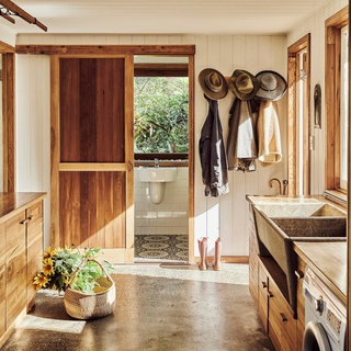 We've seen concrete making appearances in our homes for years - polished concrete floors, concrete benchtops - but now, we have a new player at the table. ⁠
⁠
Vintage concrete sinks are making a comeback in interiors of all shapes and sizes. Highly coveted and much valued, concrete sinks can be hard to come by! ⁠
⁠
Check out our guide by tapping the link in bio.⁠
⁠
Photography: @lynden_foss⁠
Styling: @sarahellisonstudio⁠
Words: @tahnimesann⁠
⁠
#concretesink #countrykitchen #countrylaundry #vintagesink