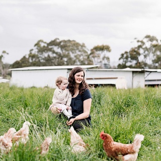 Since she was eight years old, Madelaine has been in charge of the free-range hens at @hollyburtonfarm, which she runs alongside her mum, Colita Scott. "It's awesome to follow in her footsteps," she says.⁠
⁠
Today, Madelaine is passing the same passion for organic, free-range eggs onto her daughters Thora and Lorien (not pictured). ⁠
⁠
Tap the link in our bio to explore Hollyburton Farm and feast your eyes on the delicious produce to be found in their farm gate stall. ⁠
⁠
Photography: @marniehawson⁠
Styling: @bellebrightproject⁠
⁠
#chickens #freerangechickens #raisingchickens #farming