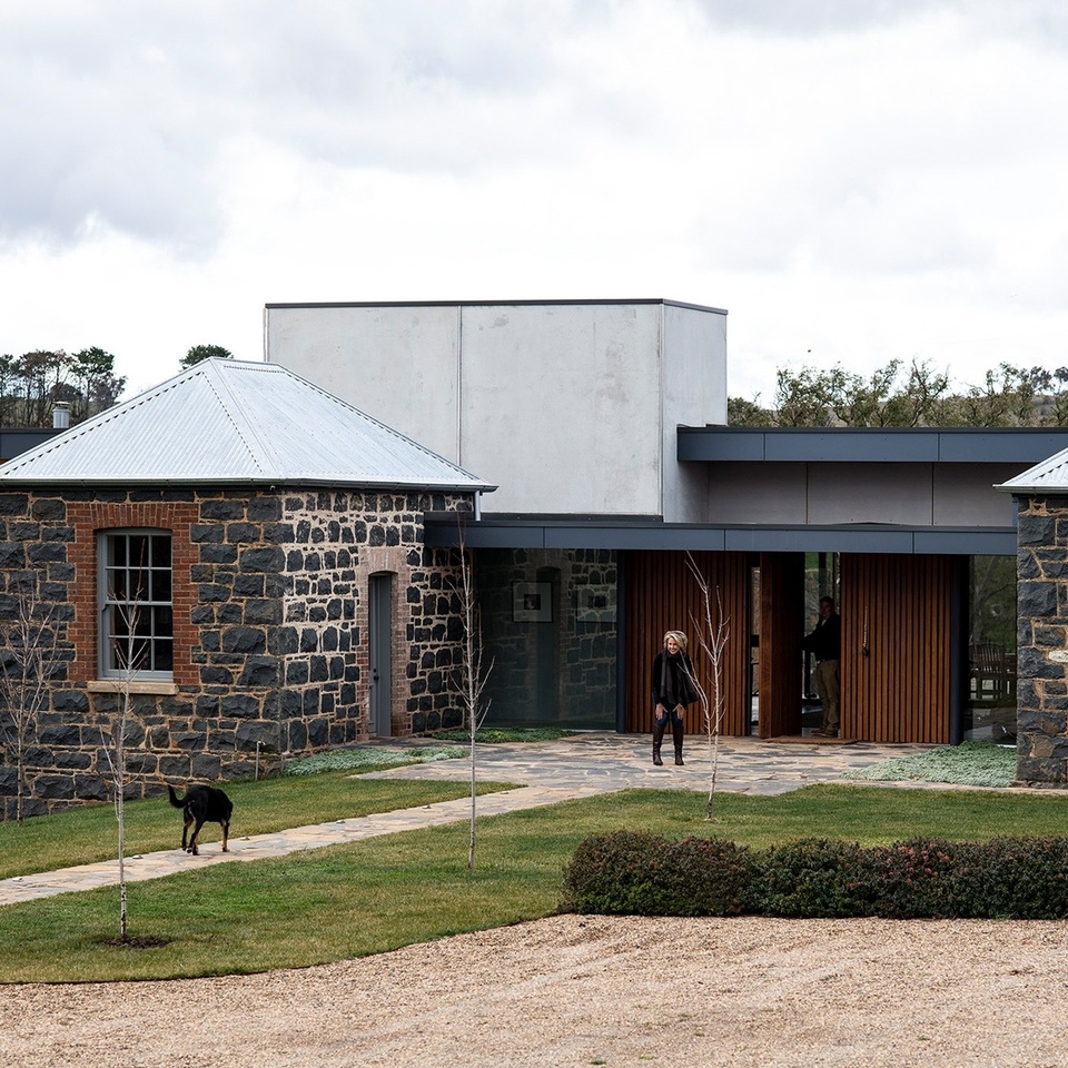 After finding the remains of an old homestead on their property, the owners of this farmhouse near Yass in the NSW Southern Tablelands⁠
were inspired to build something that would combine the old parts with something new. ⁠
⁠
"It must have been a big house in the old days, but there are no plans for it so we don't know exactly," says owner Fiona. "I'm guessing a lot of it was timber rather than stone, because so much had gone."⁠
⁠
Step inside via the link in bio.⁠
⁠
Photography: @brigidarnottphotography⁠
Styling: @belljarinteriors ⁠
⁠
#historichomestead #farmhouse #kelpie #stonemasonry #yassnsw