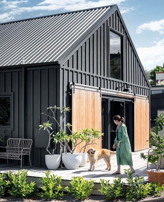 When done right, barn-style homes are a far cry from the piles of hay bales and farm animals that one might otherwise picture.⁠
⁠
High ceilings, big double doors, open-plan living spaces, hardwearing materials and exposed beams form the foundations of barn-style homes. From clever conversions to brand new builds, we've rounded up 16 of the most stunning barn homes. ⁠
⁠
Tap the link in bio to read more.⁠
⁠
Photographer: @brigidarnottphotography⁠
Stylist: @hannahbrady⁠
Words: @shmivv⁠
⁠
#barnstylehome #barndoors #pitchedroof #blackexterior