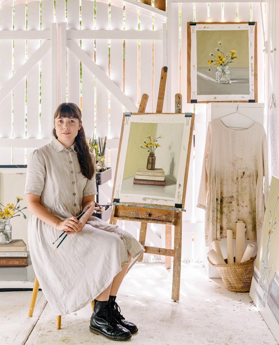 We’re counting down the days until our Art of the Garden exhibition at Michael Reid Murrurundi @murraart! ⁠
⁠
Meet Lauren Jones @laurenjones_art, whose delicate paintings of flowering weeds will be on display at the show. We go inside her studio in our March Art Issue (on sale tomorrow). ⁠
⁠
Photography: @hannahpuechmarin⁠
⁠
ART OF THE GARDEN exhibition, tomorrow March 3 - April 3, at Michael Reid Murrurundi⁠
⁠
#murraart #michaelreidmurrurundi #countrystyle