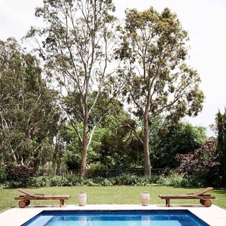 "I have always found it important to be able to look out from the bedroom, through the bullnose verandah, and see a different aspect of the garden," says Margot Shannon, founder of Merchant Campbell in Yass, NSW. ⁠
⁠
While the garden is impressive in itself, her home, a fourth-generation farmhouse dating back to the 1870s, is styled with one-of-a-kind pieces sourced on her travels around the globe. ⁠
⁠
Tap the link in our profile to take a tour. ⁠
⁠
Photography: @lisacohenphoto⁠
Styling: @becksimonstylist⁠
⁠
#farmgarden #poolgoals #farmhousestyledecor #farmhousestyle