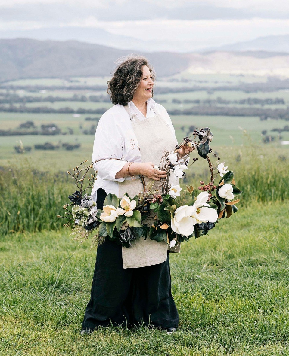 Inspired by her creative mother, Sarah Stamm of Salisbury and Maude creates handmade treasures from her home in Beechworth, VIC. ⁠
⁠
"My mum was an absolutely exquisite knitter and spinner and weaver. She could draw and sketch; her floristry and gardening skills were amazing ... she's my biggest inspiration," says Sarah. ⁠
⁠
Whenever Sarah puts one of her handmade floral wreaths up for sale at @salisburyandmaude, they sell out within minutes! ⁠
⁠
Tap the link in our profile to find out what inspires her creativity.⁠
⁠
Photography: @marniehawson⁠
Words: @hannahjameswords⁠
⁠
#christmaswreaths #handmadewreath #christmasdecorations #supportlocal #floristry