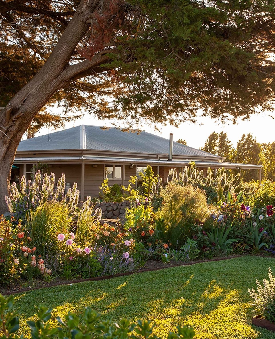 After making the decision to leave the city and go bush, Nicholas Scott set to work creating a hardy garden that would be able to withstand the harsh, central Victorian climate. ⁠
⁠
Despite the garden's eventual success, a period of trial-and-error initially ensued, "[I] just hadn't realised just how freezing cold the winters are out here; I was trying to fight nature," he says.⁠
⁠
It wasn't until a light-bulb moment that Nicholas' plan for the garden finally fell into place. Tap the link in our profile to take a tour.⁠
⁠
Photography: @simongriffiths