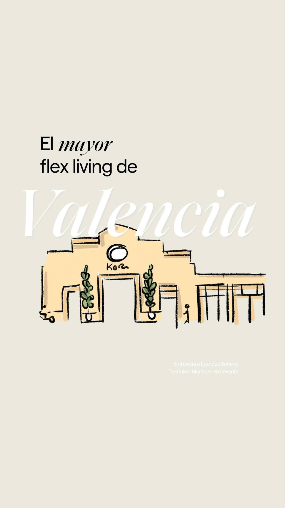 📢 “El #FlexLiving se presenta como una solución innovadora para los desafíos habitacionales en entornos urbanos”: @valenciaplaza_com ha hablado con nuestra compañera Lourdes Soriano, Technical Manager en Levante, sobre este modelo habitacional que responde a las nuevas formas de vivir, trabajar y desplazarse.

Este tipo de complejos hoteleros combinan estancias de corta y media duración en espacios que ofrecen tanto privacidad como amplias zonas comunes. #KoraLluna, ubicado en El Cabanyal-Canyameral (#Valencia), es ejemplo de ello. 

🔸  Más de 25.000 m².
🔸  428 unidades alojativas.
🔸  El mayor flex living de la ciudad.
🔸  Apertura de puertas: finales 2025.

📎Puedes leer la entrevista completa a través del enlace de la bio 

¿Quieres saber más sobre este proyecto que estima rentabilidades cercanas al 7%?
Los próximos 4 y 5 de junio estamos organizando una serie de visitas a los apartamentos piloto para inversores interesados. 🚨 PLAZAS LIMITADAS 🚨, consigue la tuya a través del enlace de la bio.
____________ _ 
📢 “#FlexLiving emerges as an innovative solution to urban housing challenges”: @valenciaplaza_com spoke with our colleague Lourdes Soriano, Technical Manager in Levante, about this housing model that responds to new ways of living, working, and moving.

These types of hotel complexes combine short and medium-term stays in spaces that offer both privacy and extensive common areas. #KoraLluna, located in El Cabanyal-Canyamelar (#Valencia), is a prime example.

🔸 More than 25,000 m²
🔸 428 accommodation units
🔸 The largest flex living complex in the city
🔸 Doors open: end of 2025

📎 You can read the full interview via the link in our bio.

Would you like to learn more about this project, which estimates yields close to 7%?
On June 4 and 5, we’re organizing a series of visits to the pilot apartments for interested investors. 🚨 LIMITED SPOTS 🚨, secure yours via the link in our bio.

#Kategora #Inversion #Investment #InversionInmobiliaria #RealEstateInvestment #RealEstate