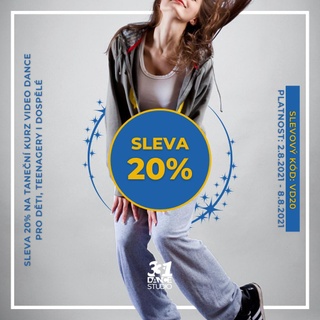 🔥 TANCUJTE SE SLEVOU 🔥⁠
⁠
Využijte jedinečnou slevu 20% na pololetní nebo zvýhodněné roční kurzovné našeho tanečního kurzu Video Dance 💥⁠
⁠
Lekce Video Dance budou probíhat každé pondělí v čase 18:00 - 19:30 v 331 Dance Studiu Olomouc a v každé z nich se naučíte jednu novou a originální taneční choreografie na některý z hudebních hitů, který zrovna ovládá přední příčky hitparád 🎶⁠
⁠
Pokud máte rádi písničky od Rihanny, Black Eyed Peas, Seana Paula, Lady Gaga, Drakea, Justina Biebera a spousty dalších, neváhejte. Přijďte se hýbat, něco se naučit, ale hlavně se skvěle bavit 🥳 ⁠
⁠
Taneční kurz Video Dance není omezen věkem ani tanečními zkušenostmi. Nemusí se bát přihlásit ani úplní začátečníci 😍⁠
⁠
Více informací a online přihlášku najdete na ⁠
✅ WWW.331.CZ/VIDEO-DANCE ✅⁠
⁠
S kódem VD20 získáte slevu 20%, ale pozor! Sleva platí pouze do 8.8.2021, tak toho využijte! 😊   ⁠
⁠
#331dancestudio #olomouc #tanecolomouc #danceolomouc 