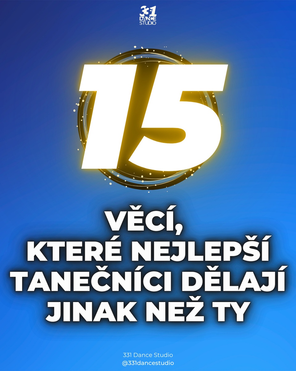 🔥 15 věcí, které nejlepší tanečníci dělají jinak než ty 😮⁠
Pro více info swajpni doleva 👈⁠ ⁠
⁠
❓ Chceš se v tancování zlepšovat? ⁠
Kdo by nechtěl, že? 😁⁠
Inspiruj se a zkus dělat těchto 15 věcí stejně jako ti nejlepší tanečníci 😍 ⁠
⁠
Jestli se ti tento příspěvek líbí ⤵️⁠
⁠
❤️ dej mu lajk ⁠
✍️ napiš do komentářů svoje postřehy⁠
💟 sdílej ho⁠
🏷 sleduj @331dancestudio ⁠
⁠
Nebo si s námi přijď rovnou zatancovat ⤵️⁠
⁠
✅ Taneční lekce v Olomouci: ⁠
👉 www.331.cz/olomouc 👈⁠
⁠
✅ Taneční lekce v Praze:⁠
👉 www.331.cz/praha 👈⁠
⁠
#331dancestudio #olomouc #olomouc_city #olomouccity #tanecolomouc #tanec #tance #tanecniskola #tanecnistudio #tanecnitipy #tipyprotanecniky #jaknatanec #tancovani #tanecni #taneční #dnestancim #dnestancujem #tanecnik #tanecnice #tanecnici #tanecnisvet #tancuj #tancujeme #tancim #tancime #czechdance #czechdancer #czechdancers #czdance #czdancers