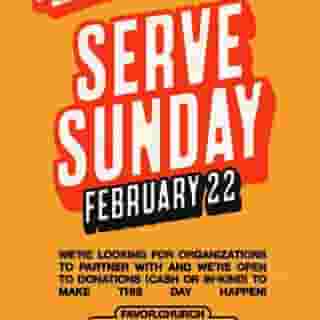 Church in action is coming right up! Serve Sunday is happening on February 22, 2026!🧡

We’re partnering with organizations to make a difference — and you can be part of it!

If you’d like to sign-up, give or get involved, visit favor.church/servesundaypartner. 🔥

#favorchurch