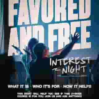 Want to know if Favored & Free is for you? Join us at our Interest Night happening on October 31, Friday at 7PM on Zoom! 🙌🏼

Hear what our 21-week program is about, who it’s for, and ask any questions that you might have! Let us know you’re coming at favor.church/ffinterestnight. See you! 🤗

#favorchurch
