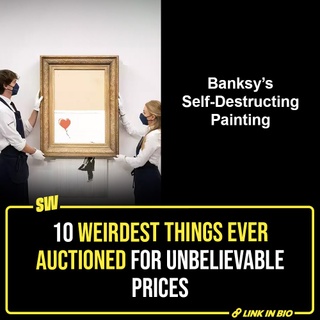 There’s a fine line between being a passionate collector and having way too much disposable income. Whether it’s a royal’s underwear, a dictator’s paintings, or a laptop you can’t even use, people have proven time and again that they’ll pay absolutely anything for a slice of history, no matter how bizarre. Tap the link in the bio to know the stories of people who threw their money at the strangest, most ridiculous items ever auctioned. And trust me, you’re not ready for this level of WTF.

@notsopreet

#SWEditDesk