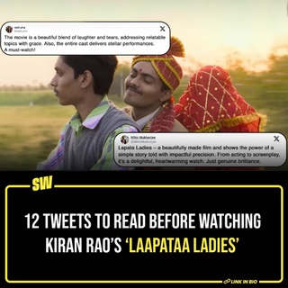 Kiran Rao’s directorial project Laapataa Ladies was released in theatres last Friday, the 1st of March. The comedy-drama addresses social evils, specifically related to the ones women are faced with. In typical (but not really) Kiran-Rao-fashion, the film has received a lot of praise for discussing such serious issues with humour as a facilitating tool. 
Click the Link in Bio to take a look.

#SWEditDesk #laapataaladies