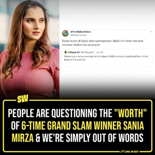 Sania Mirza has been under radar ever since Shoaib Malik shared pictures from his wedding with Sana Javed. In doing so, people not only intervened a tad too much, but also felt the need to troll her. It’s like one of those “told you so” moments. And let’s just face it, they do not come from concern, they come from a sense of superiority.

We must realize that it’s not our space to comment at all – that the ability to follow celebrities’ lives doesn’t give us the right to critique them. Then there’s logic. 

The only human and logical thing to do right now, is leave the person and her family alone.  However, we are almost incapable of that – these opinions are proof.

Click the link in the bio to read more.

#SWEditDesk

@manyailawadi