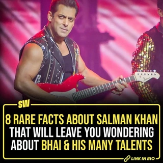 Salman Khan has always kept his personal life under wraps, and there’s not much known about him. He also shares very little during interviews and press conferences. We know that he wanted to be a writer like his father and that he lent his voice to a number of songs. But, there are also some rare or little-known facts about the actor that will leave you wondering. Tap the link in our bio to know those little-known facts!