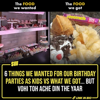 One thing about time is we value it in hindsight. Okay well…umm…no surprise there. Recently, Nick Jonas shared pictures from his and Priyanka Chopra's daughter, Malti Marie Chopra Jonas, second birthday party. To be honest, those pictures are simply ethereal.

They're everything that many among us, as kids, would have dreamed of - a big bash with a fancy-ass cake, grand decor, lots and lots of balloons, limitless gifts, and literally all our classmates. You know, the likes of parties Kardashians throw for their kids. And not to take away from them, but, in retrospect, I've come to realise that our parties were freakin awesome, as annoying as playing musical chair in the name of games may have appeared to us at the moment.

So today, we looked back at things we REALLY wanted on our birthday vs what we got, only to realise we'd do anything to go back to that era.

Click the Link in Bio to take a trip down the memory lane and unlock all the nostalgia.

#SWEditDesk #BirthdayParty #NickJonas #PriyankaChopra #maltimariejonas 

✍: @sabharwalvas