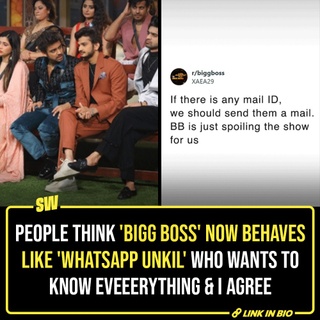 'Bigg Boss' is known for its heated arguments, intriguing tasks and iconic voice, these things make the show what it is. I remember the first time I heard this voice, it was so stern and intimidating that it made the contestants stop and listen to the instructions carefully. 

However, this season, we witnessed the voice acting like the nosy neighborhood relatives who comment on absolutely anything under the sun. In a thread, a user raised this point and well, we couldn’t overlook it.

Click the link in the bio to read more.

#SWEditDesk

@aaliyahjainx
