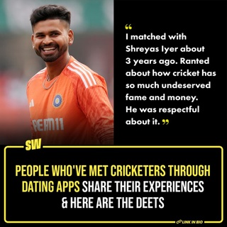 The thing about celebrities is that fans constantly want to know more about them. And the secrecy associated with their lives, makes it all the more interesting. This is especially true for cricketers, given that there’s so little people actually get to know about their personal lives. For instance, imagine finding a famous cricketer on a dating app. Now, that’d be something, right?

#SWEditDesk

@manyailawadi