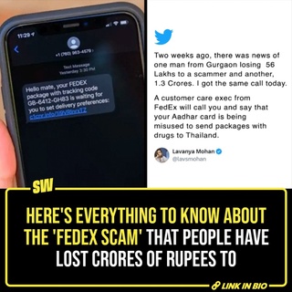 We encounter just too many scams these days. It’s almost as if there’s a sense of paranoia attached to most things, because you never know what (or who) can be trusted. This is even with the names of bigger brands, which somehow makes it scarier. For instance, the recent FedEx scam is something that will leave you wondering about a lot of things.

#SWEditDesk

@manyailawadi