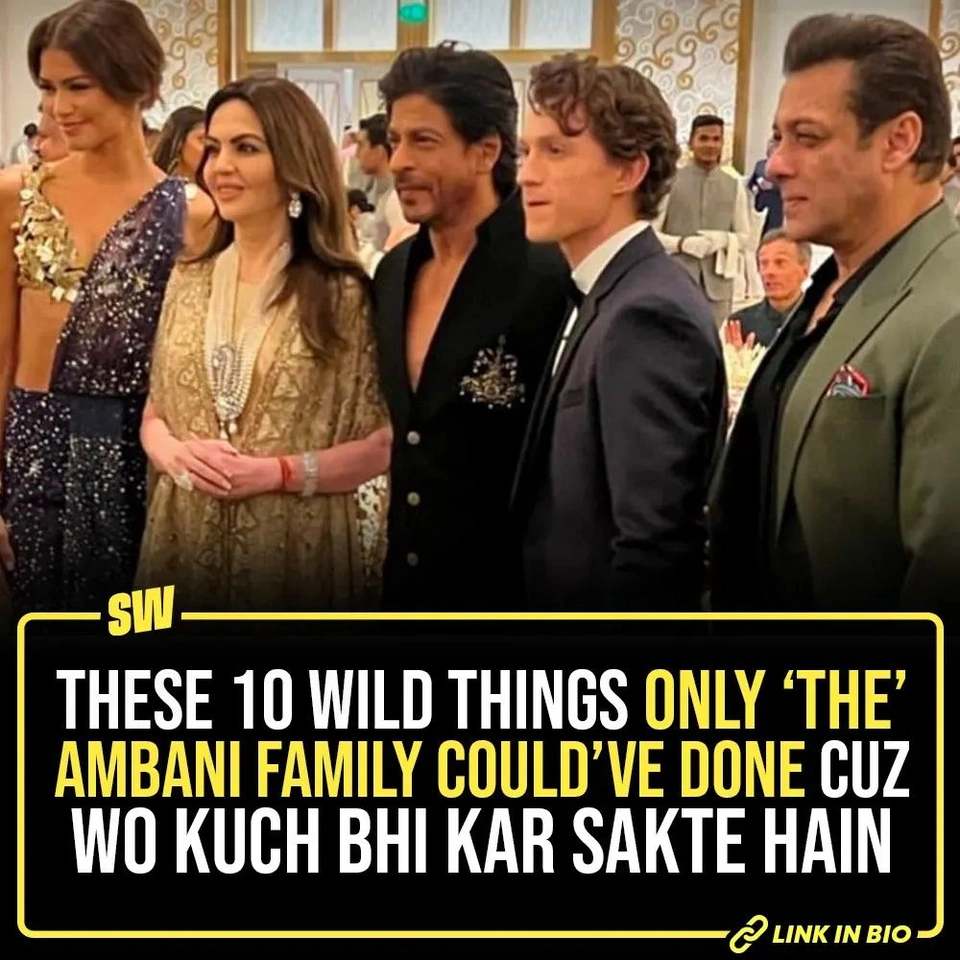 One truth about THE Ambani family is that they don’t hide behind false pretences when it comes to showing off their wealth. It’s like, they get dreams, and the next day they make them come true. Their ultra-luxurious events also prove the far-reaching effects of their wealth globally. Tap the link in our bio to see the proof that billionaires Ambanis can do anything. And we mean, literally anything.