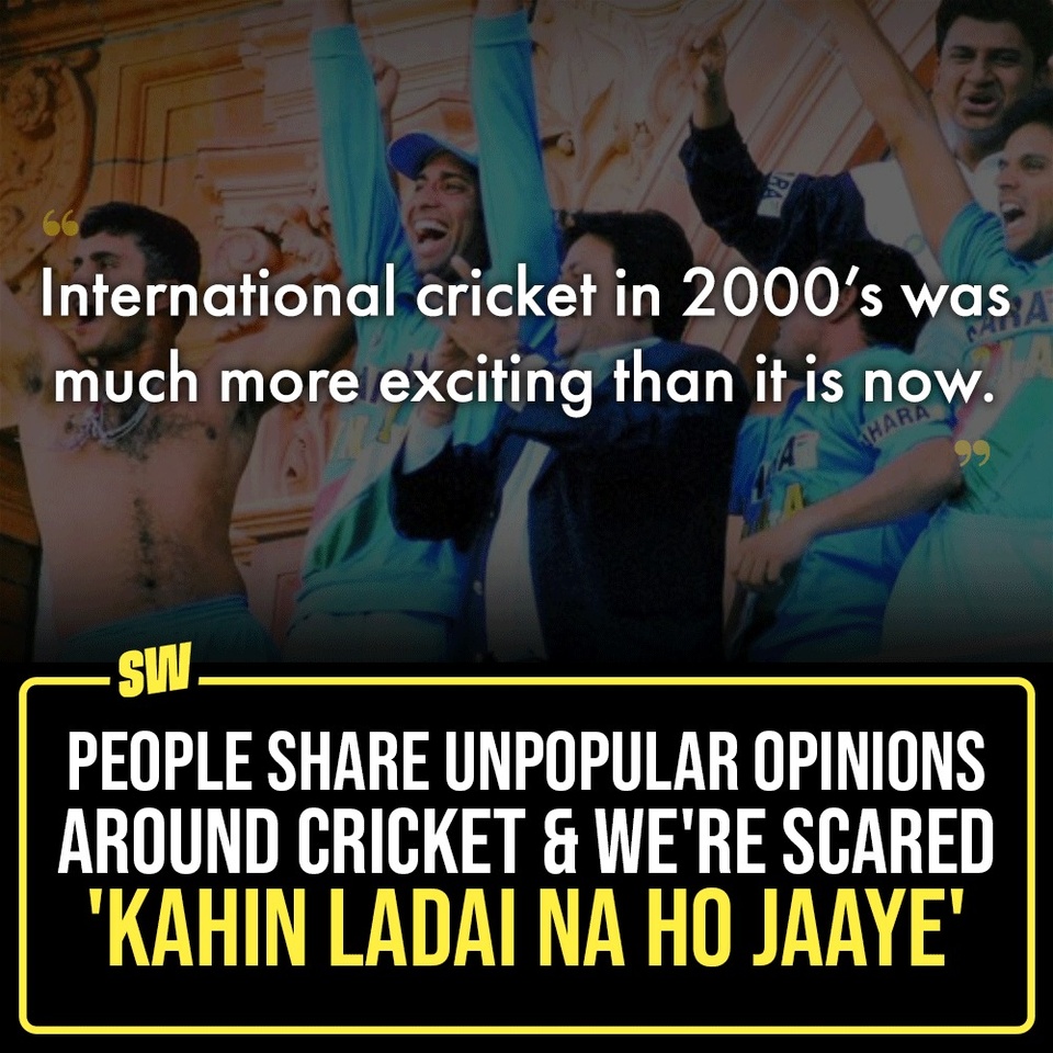 People have a lot of opinions on cricket – some of which can be controversial and unpopular. Of course, people cannot also contain these opinions, because well, they’re strong – also why should they? Cricket, therefore, is a serious matter for the nation and we always have a lot to say about the sport.

#SWEditDesk #WorldCup #Cricket