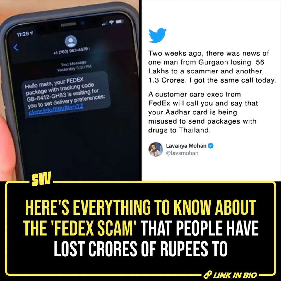 We encounter just too many scams these days. It’s almost as if there’s a sense of paranoia attached to most things, because you never know what (or who) can be trusted. This is even with the names of bigger brands, which somehow makes it scarier. For instance, the recent FedEx scam is something that will leave you wondering about a lot of things.

#SWEditDesk

@manyailawadi