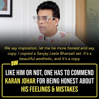 Karan Johar is someone who’s always making headlines – for better or worse. Of course, his place in the film industry is one reason why, but there’s more to him than fame, and the celebrity status. Often, he says things that reflect an immense emotional quotient. There’s one thing that’s constant about him – and it’s his ability to stay true to what he feels and does. Click the link in the bio to read about all the times he was refreshingly straightforward.

#SWEditDesk #KaranJohar #KoffeeWithKaran