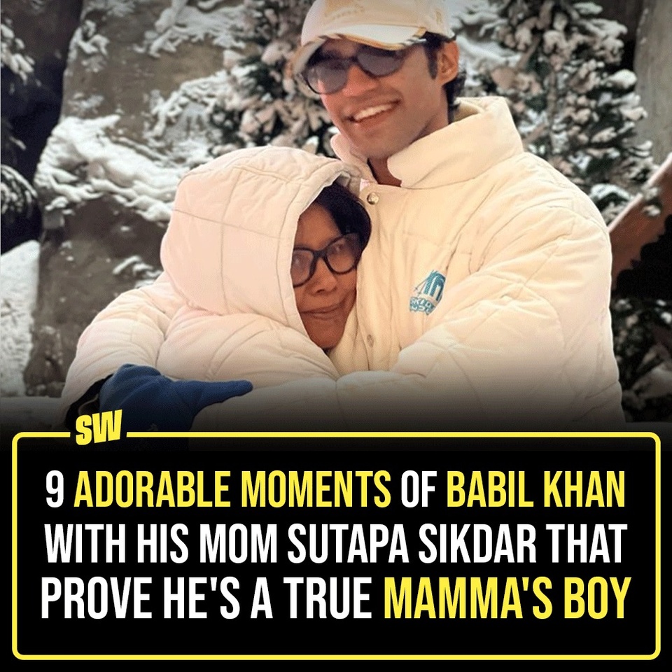 It’s not very often that we see actors who are not only good at their craft but also treat people with kindness, acknowledge their privilege, and speak with humility. And Babil Khan is one of those rare embodiments; he’s a man written by a woman. 

We’ve often seen and previously also spoken about how sweetly he treats his fans, interacts with paps, and gives his interviews, but what’s probably our most favourite aspect about him is his wholesome bond with his mother, film writer Sutapa Sikdar. He often posts her on social media and calls himself a Mamma’s boy, and he’s truly one.

Click the Link in Bio to check out some mother-son moments that are just too adorable.

✍: @sabharwalvas 

#SWEditDesk #BabilKhan