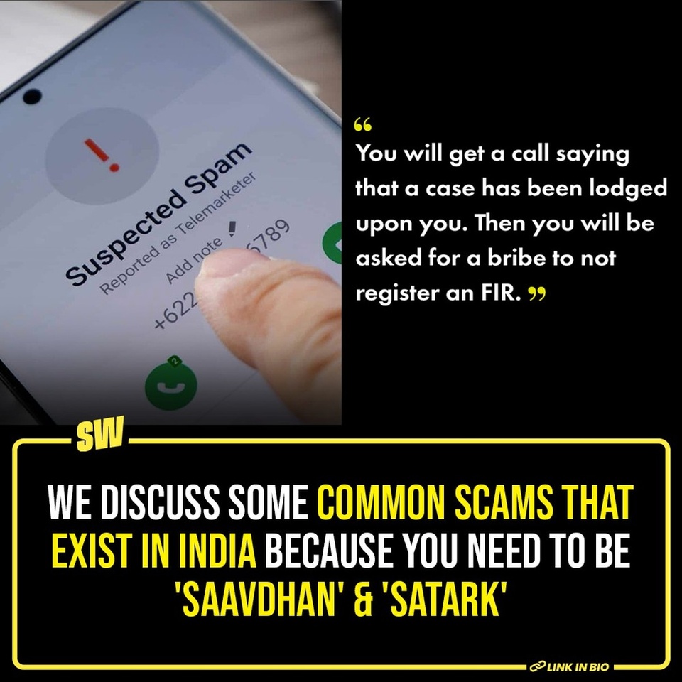 We keep hearing about scams that happen with people around us. We keep dealing with situations as well. And as simple as it is to ask people to be careful, it’s very hard to actually do that. One of the reasons might be that the inherent nature of these scams is to look believable. The only way we can stay safe is when we know that they exist.

Click the link in the bio to read more. 

#SWEditDesk

@manyailawadi
