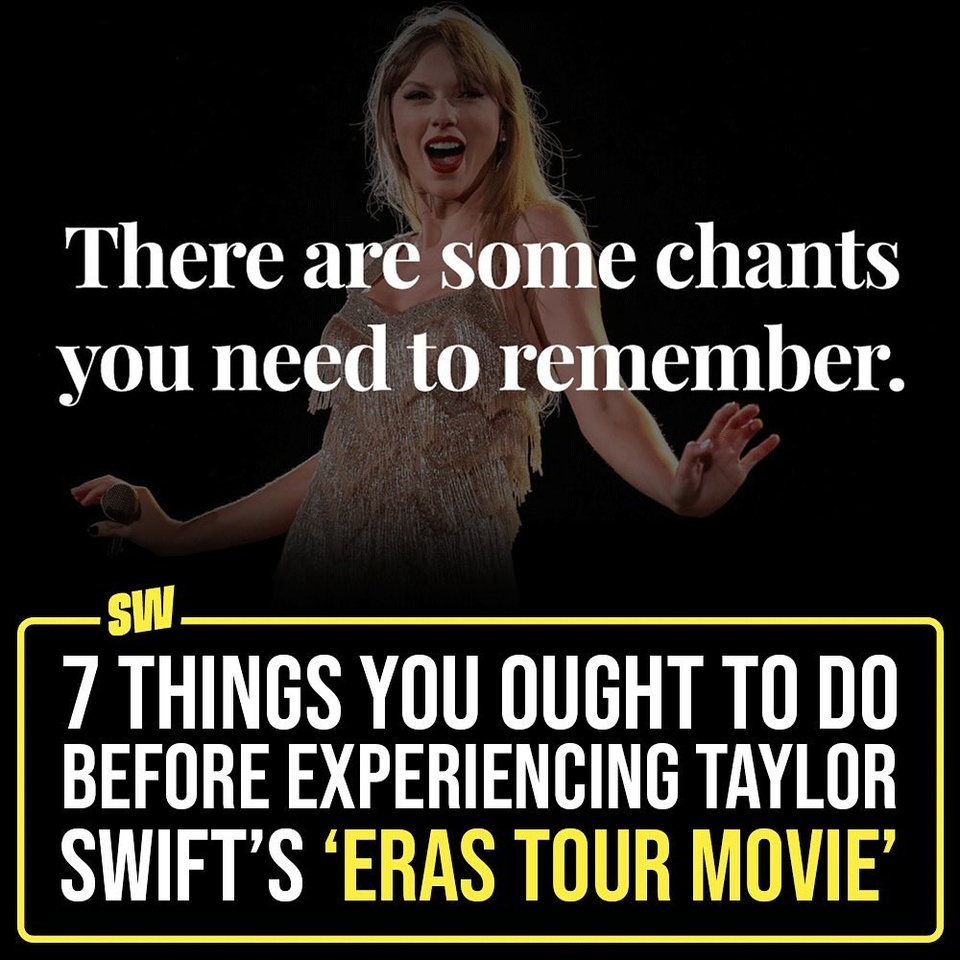 We’ve counted days, we’ve counted miles, and it’s been a long time comin’, but she’s finally here. Taylor Swift is gonna grace India this weekend with the screening of Eras Tour Movie in PVR theatres across the country. Well, while we’d have loved her to actually tour here, Indian Swifties know it’s HUGE, given it’s the first time Swift is actually touching India with such an event. 

Now, attending Swift’s concert, or in this case, movie, is not like a usual affair. There’s a method to the madness. Of course, you can attend the musical film however you want, but the real experience comes when you immerse yourself in her universe.

But what really is Taylor Swift’s universe? Well, to begin with, it has glitters, colours, confetti, bracelets, costumes, chants, cats, thirteen, cryptic cues, lots and lots of emotions, and so much more.

While Swifties know this already, for the uninitiated someone who’ll soon be experiencing the enchanting magic of Taylor Swift’s Eras in the Indian theatres, there are 7 things you ought to remember. Check the Link in Bio to know more. 

#SWEditDesk #TaylorSwift #ErasTourMovie #Swifties