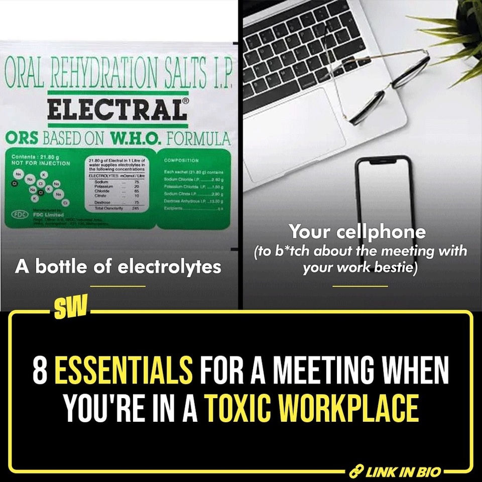 We’re not saying you work in a toxic organization. We’re saying that statistically, it’s hard to believe you’re not. There’s something about an excruciatingly intolerable workspace that tests your nerves 500 times per second while you calculate whether waiting for an appraisal is even worth it. Click the link in the bio to read more.
@sabharwalvas #SWEditDesk