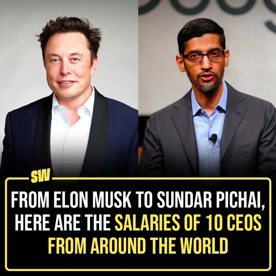 There has been a lot of talk about CEOs’ salaries recently, with people being shocked about how low they could get. But salary is a very small part of an executive’s total compensation, which could be extremely high. 

Tap the link in our bio to have a look at the salaries of some of the CEOs around the world.