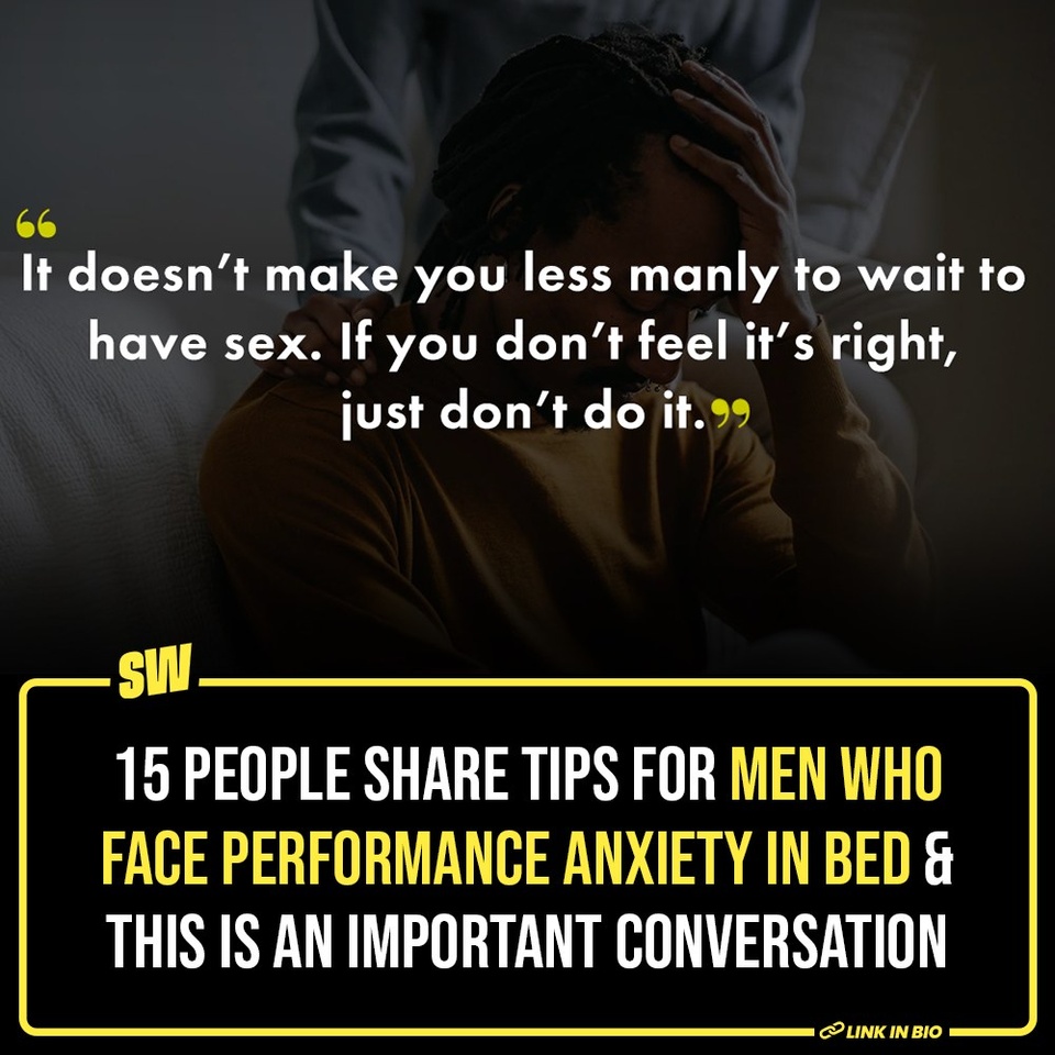 The conversations around sex have been a taboo across the world, which results in a serious lack of education and understanding about it. The absence of the right kind of information leaves both, men and women, with severe anxiety and stress. In fact, it has been reported that 60% of men avoid sex due to performance anxiety.

While sex is still a hush-hush topic in our society, many people have come out and shared valuable information to help others. In this article, we have compiled some tips for men who face sexual performance anxiety. 

Click the link in the bio to read more.

#SWEditDesk

@aaliyahjainx