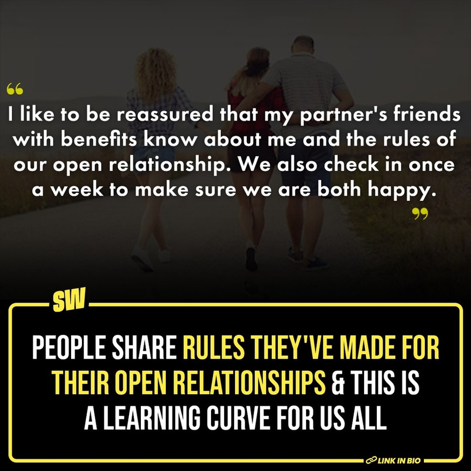 An open relationship is a setup where both partners agree that each can have sexual relations with other partners – outside the relationship. Since it “sounds” like it does, we treat it as taboo – as something that is morally corrupt. The truth is, that not all things that we don’t understand or relate with, are wrong. It’s also important to know that there is no one correct definition of a healthy relationship. The healthiest part is probably acknowledging what you and your partner want.

Click the link in the bio to read more. 

#SWEditDesk

@manyailawadi