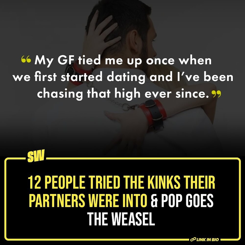 When it comes to kinks, our partners are the biggest influences in our lives. Sometimes we may not even know we’d like a certain thing until our partner introduces it to us, and then before we know it we have a kink for it!

People have shared how their partners started liking kinks that they were initially not so keen on and it’s an interesting read. Click the Link in Bio to take a look. 

#SWEditDesk