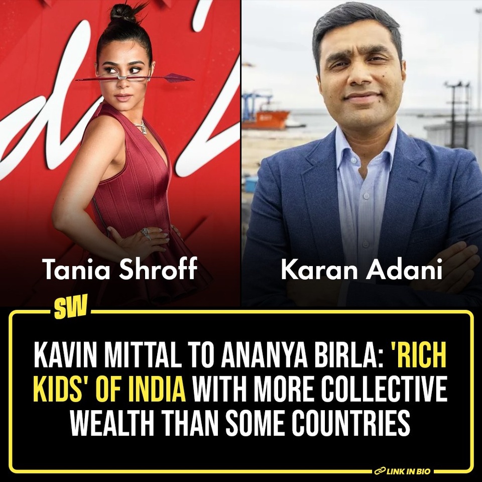While some of the nation’s wealthiest people are always in the headlines, their lesser-known family members stay away from the limelight. For instance, we all know Narayana and Sudha Murty’s daughter, Akshata Murty and Mukesh and Nita Ambani’s daughter, Isha Ambani – but, there are also many unfamiliar names that belong to ultra-rich families that we have no idea about.

Click the link in the bio to read more.

#SWEditDesk

@aaliyahjainx