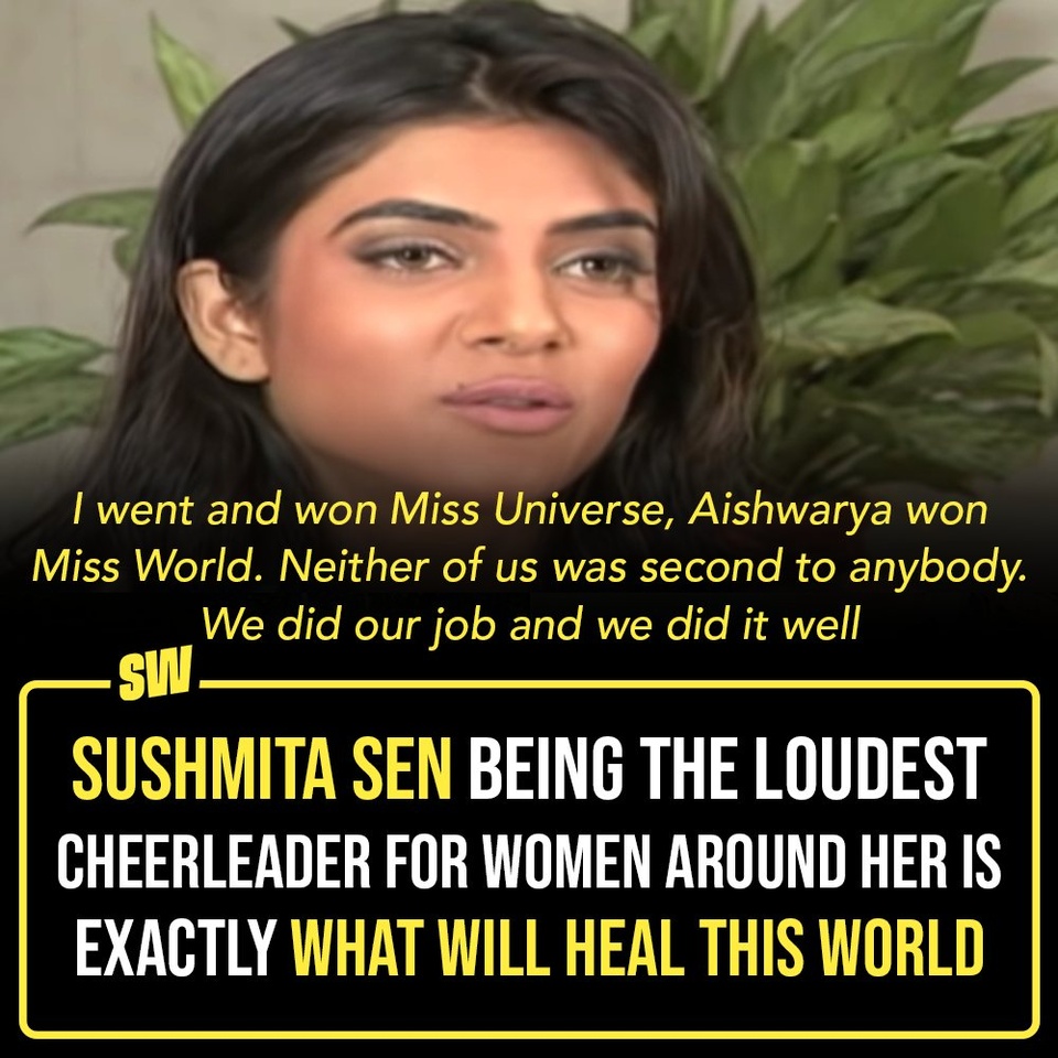 Sushmita Sen has always managed to do something special for women. She always takes a stand, she tries hard to make the world a better place, and the work that she's been doing lately, deserves attention. While she's a talented actor, whom we love to watch on-screen, it's her words that leave us in awe each time. The actor and former Miss Universe is a cheerleader of women, and she makes sure to always show it. Click the link in the bio to read about the instances of her being the coolest ever.

#SWEditDesk #SushmitaSen